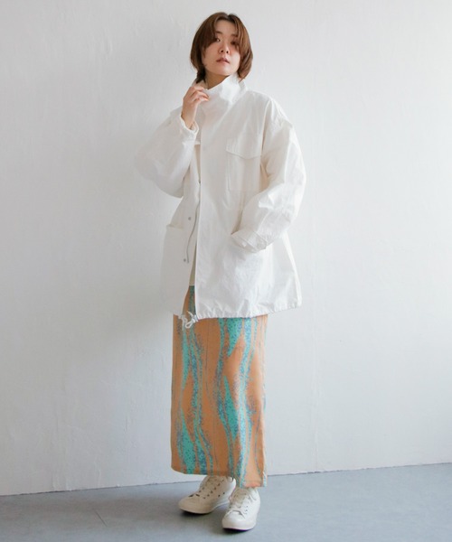 notch.（ノッチ）の「M-65（モッズコート・レディース・ブラック/ダークグリーン/オフホワイト・M）」の19枚目の写真