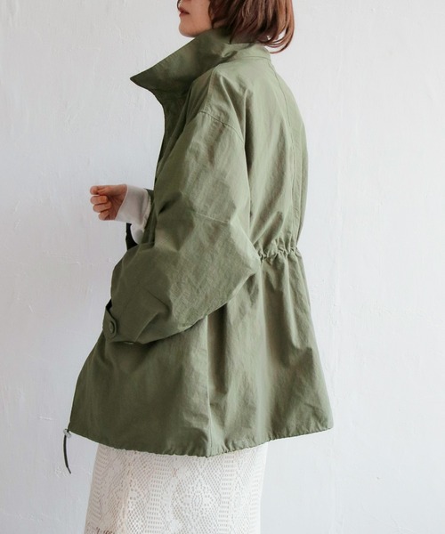 notch.（ノッチ）の「M-65（モッズコート・レディース・ブラック/ダークグリーン/オフホワイト・M）」の18枚目の写真