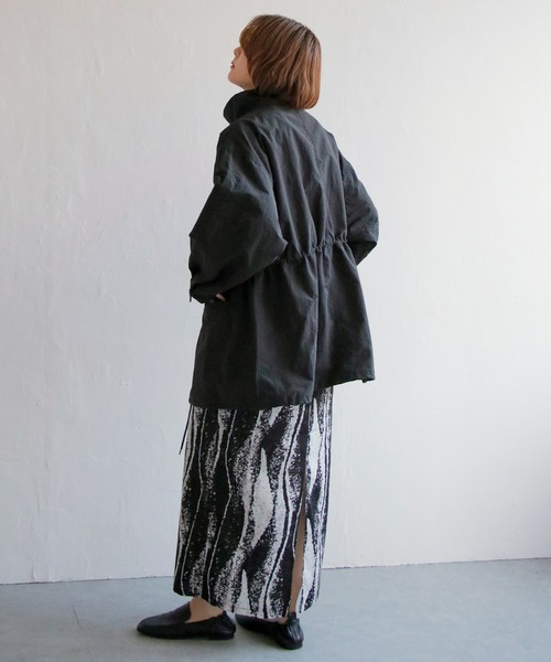 notch.（ノッチ）の「M-65（モッズコート・レディース・ブラック/ダークグリーン/オフホワイト・M）」の21枚目の写真