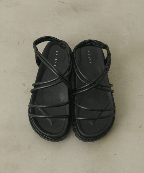 RETRO GIRL（レトロガール）の「ストラップサンダル（サンダル・レディース・ブラック/ベージュ/ナチュラル・MEDIUM/LARGE）」の14枚目の写真