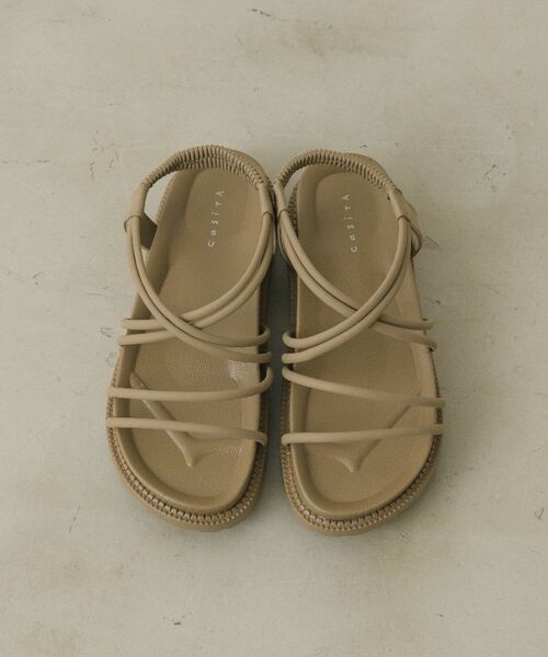 RETRO GIRL（レトロガール）の「ストラップサンダル（サンダル・レディース・ブラック/ベージュ/ナチュラル・MEDIUM/LARGE）」の15枚目の写真