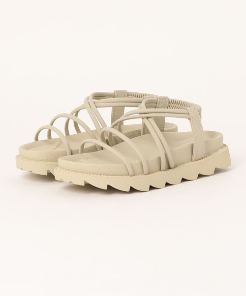 RETRO GIRL（レトロガール）の「ストラップサンダル（サンダル・レディース・ブラック/ベージュ/ナチュラル・MEDIUM/LARGE）」の5枚目の写真