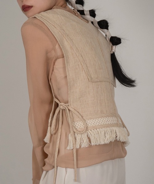 I_am（アイアム）の「high neck sheer tops（シャツ/ブラウス・レディース・ブルー系/ピンク/オレンジ系・FREE）」の21枚目の写真