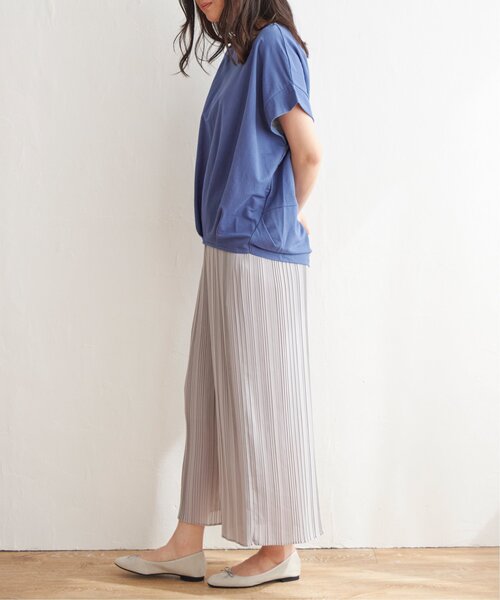 ikka(イッカ)の「シフォンプリーツガウチョパンツ(その他パンツ・レディース・ブラック/ミント/スモークグレー・S/M/L)」の11枚目の写真