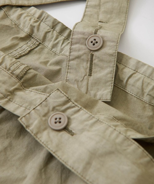 CUBE SUGAR（キューブシュガー）の「WEB限定コットンタイプライターサロペットパンツ（サロペット/オーバーオール・レディース・スミクロ/ベージュ・M）」の21枚目の写真