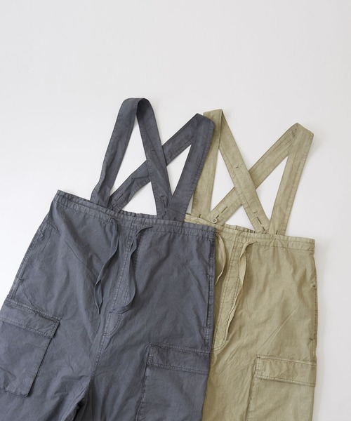 CUBE SUGAR（キューブシュガー）の「WEB限定コットンタイプライターサロペットパンツ（サロペット/オーバーオール・レディース・スミクロ/ベージュ・M）」の13枚目の写真