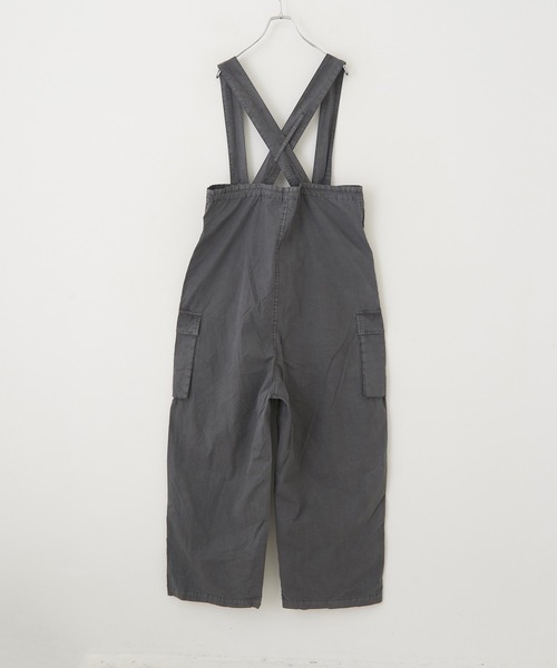 CUBE SUGAR（キューブシュガー）の「WEB限定コットンタイプライターサロペットパンツ（サロペット/オーバーオール・レディース・スミクロ/ベージュ・M）」の19枚目の写真