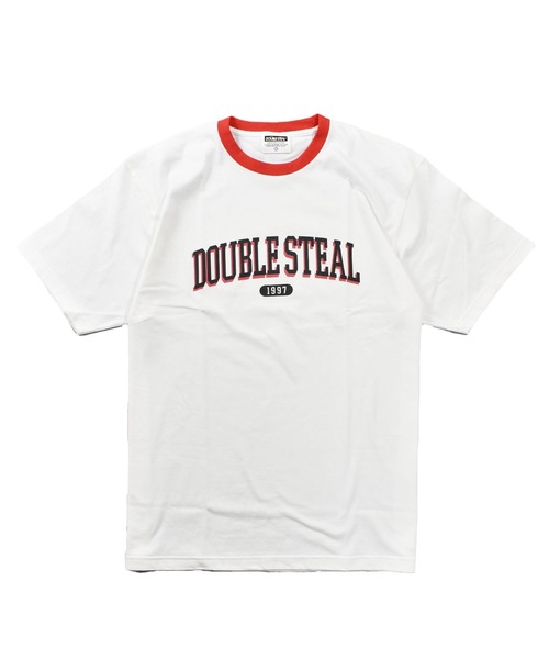 DOUBLE STEAL（ダブルスティール）の「DSカレッジ Tシャツ（Tシャツ/カットソー・メンズ・ブラック/ホワイト/ブルー/ホワイト系その他・MEDIUM/LARGE/X-LARGE/XX-LARGE）」の3枚目の写真