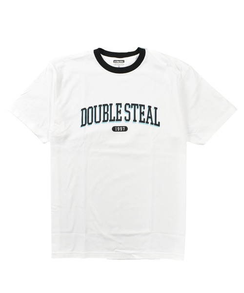 DOUBLE STEAL（ダブルスティール）の「DSカレッジ Tシャツ（Tシャツ/カットソー・メンズ・ブラック/ホワイト/ブルー/ホワイト系その他・MEDIUM/LARGE/X-LARGE/XX-LARGE）」の2枚目の写真
