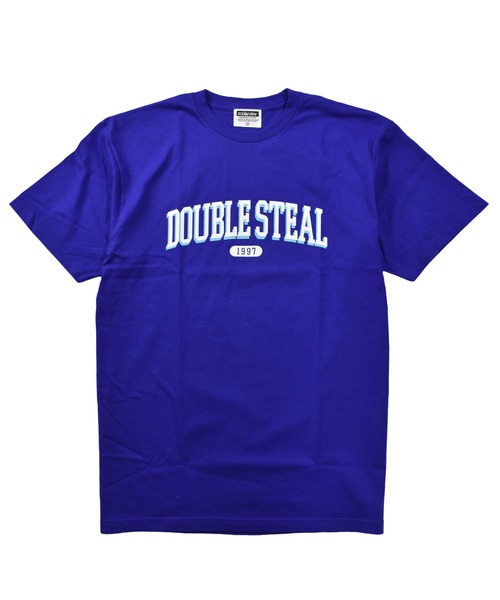 DOUBLE STEAL（ダブルスティール）の「DSカレッジ Tシャツ（Tシャツ/カットソー・メンズ・ブラック/ホワイト/ブルー/ホワイト系その他・MEDIUM/LARGE/X-LARGE/XX-LARGE）」の4枚目の写真