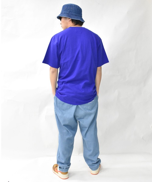 DOUBLE STEAL（ダブルスティール）の「DSカレッジ Tシャツ（Tシャツ/カットソー・メンズ・ブラック/ホワイト/ブルー/ホワイト系その他・MEDIUM/LARGE/X-LARGE/XX-LARGE）」の14枚目の写真