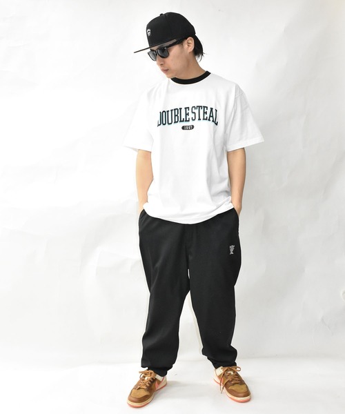 DOUBLE STEAL（ダブルスティール）の「DSカレッジ Tシャツ（Tシャツ/カットソー・メンズ・ブラック/ホワイト/ブルー/ホワイト系その他・MEDIUM/LARGE/X-LARGE/XX-LARGE）」の20枚目の写真