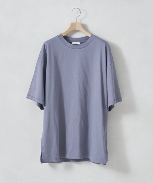 ATON（エイトン）の「【ATON / エイトン】別注 SUVIN60/2 SEMI ROUND-HEM Tシャツ（Tシャツ/カットソー・メンズ・ホワイト/ブラック/ネイビー/カーキ/コバルトブルー/ボルドー・4/6）」の5枚目の写真