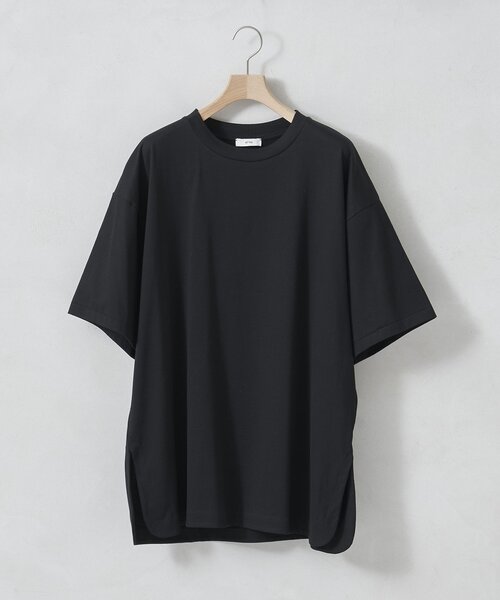 エイトン ATON Ｔシャツ ネイビー サイズ：01 ATON/12 / - AIR SPINNING OVERSIZED T