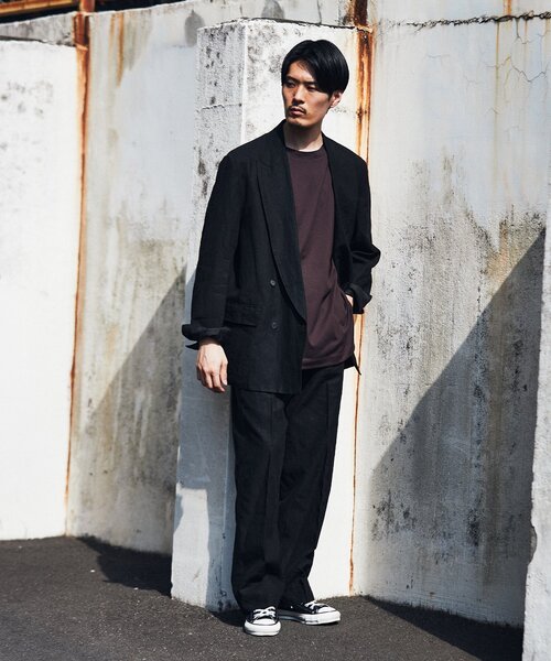 ATON（エイトン）の「【ATON / エイトン】別注 SUVIN60/2 SEMI ROUND-HEM Tシャツ（Tシャツ/カットソー・メンズ・ホワイト/ブラック/ネイビー/カーキ/コバルトブルー/ボルドー・4/6）」の7枚目の写真