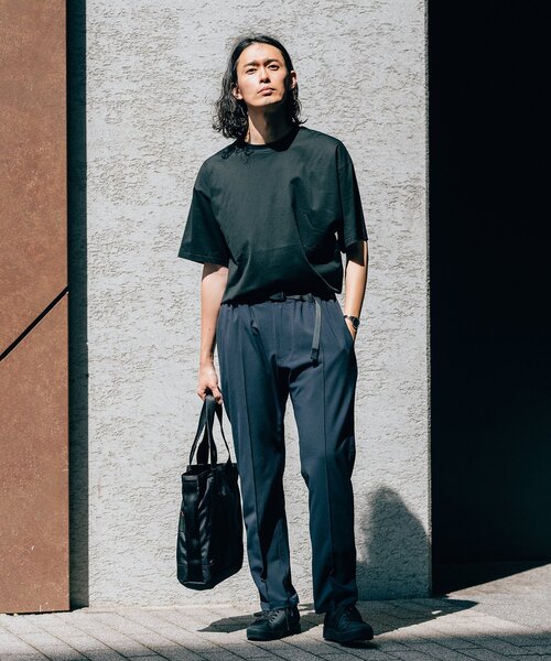 ATON（エイトン）の「【ATON / エイトン】別注 SUVIN60/2 SEMI ROUND-HEM Tシャツ（Tシャツ/カットソー・メンズ・ホワイト/ブラック/ネイビー/カーキ/コバルトブルー/ボルドー・4/6）」の11枚目の写真