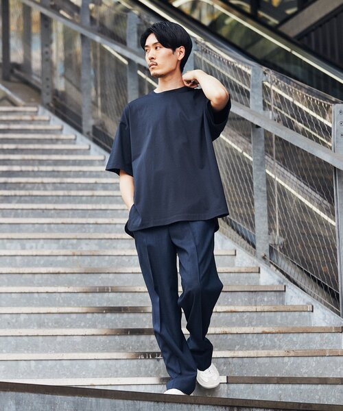 ATON（エイトン）の「【ATON / エイトン】別注 SUVIN60/2 SEMI ROUND-HEM Tシャツ（Tシャツ/カットソー・メンズ・ホワイト/ブラック/ネイビー/カーキ/コバルトブルー/ボルドー・4/6）」の19枚目の写真