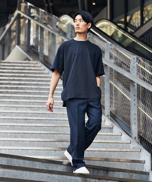 ATON（エイトン）の「【ATON / エイトン】別注 SUVIN60/2 SEMI ROUND-HEM Tシャツ（Tシャツ/カットソー・メンズ・ホワイト/ブラック/ネイビー/カーキ/コバルトブルー/ボルドー・4/6）」の20枚目の写真