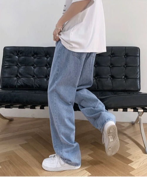 REBALANCE(リバランス)の「ヴィンテージメンズルーズストレートデニム(デニムパンツ・メンズ・A/B/C・SMALL/MEDIUM/LARGE)」の8枚目の写真