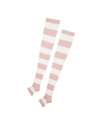 GUNZE（グンゼ）の「UCHI-COLLE/ウチコレ ナイトソックス 着圧ソックス オーバーニー丈　つま先無し ムレにくいサラッと生地　無地（ソックス/靴下）」