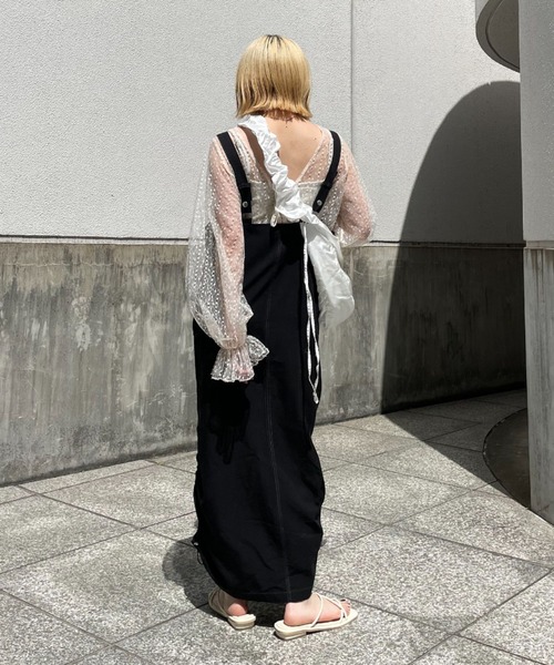 CIAOPANIC（チャオパニック）の「ギャザーハンドルショルダーバッグ（ショルダーバッグ・レディース・ブラック/オフホワイト/グリーン・FREE）」の14枚目の写真