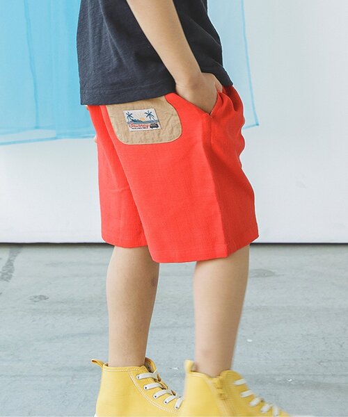 BREEZE（ブリーズ）の「もっとスズシープリペラパンツ_5分丈（その他パンツ・キッズ・イエロー/ベージュ/パープル/レッド/ブラック・90/100/110/120/130/140/150）」の5枚目の写真