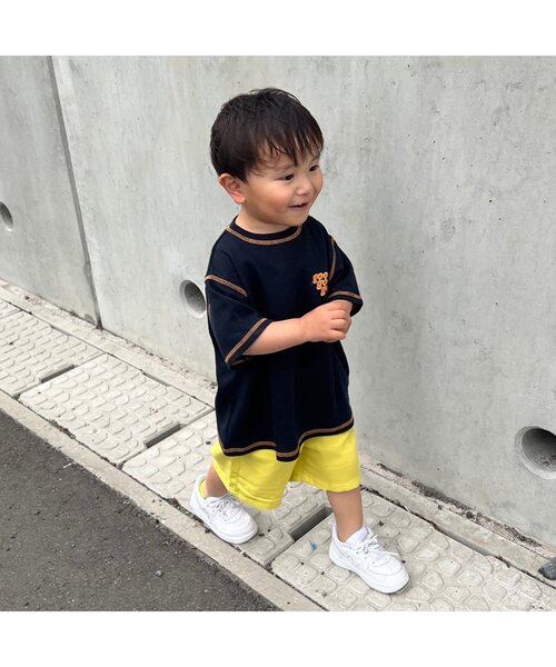 BREEZE（ブリーズ）の「もっとスズシープリペラパンツ_5分丈（その他パンツ・キッズ・イエロー/ベージュ/パープル/レッド/ブラック・90/100/110/120/130/140/150）」の10枚目の写真