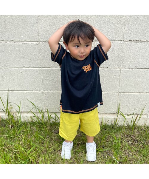 BREEZE（ブリーズ）の「もっとスズシープリペラパンツ_5分丈（その他パンツ・キッズ・イエロー/ベージュ/パープル/レッド/ブラック・90/100/110/120/130/140/150）」の12枚目の写真