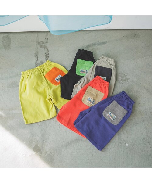 BREEZE（ブリーズ）の「もっとスズシープリペラパンツ_5分丈（その他パンツ・キッズ・イエロー/ベージュ/パープル/レッド/ブラック・90/100/110/120/130/140/150）」の13枚目の写真