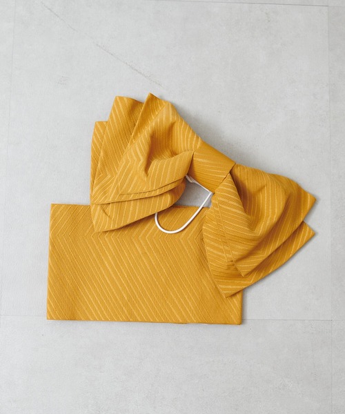 natural couture(ナチュラルクチュール)の「6枚羽リボン結び帯(和装小物・レディース・ベージュ/イエロー/レッド/ミント/グリーン・FREE)」の4枚目の写真
