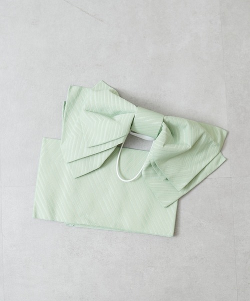 natural couture(ナチュラルクチュール)の「6枚羽リボン結び帯(和装小物・レディース・ベージュ/イエロー/レッド/ミント/グリーン・FREE)」の3枚目の写真