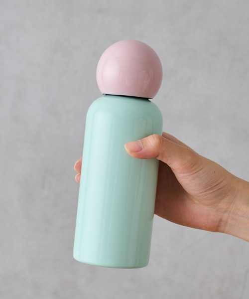 BIRTHDAY BAR（バースデイバー）の「ルンドロンドン Skittle Bottle Lite（水筒・レディース・ミント/ホワイト/コーラルピンク・フリー）」の2枚目の写真