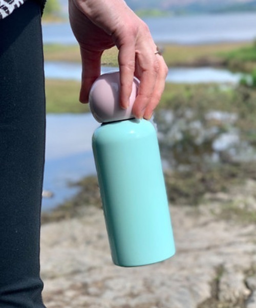 BIRTHDAY BAR（バースデイバー）の「ルンドロンドン Skittle Bottle Lite（水筒・レディース・ミント/ホワイト/コーラルピンク・フリー）」の11枚目の写真