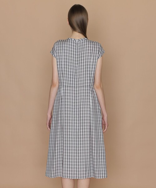 MACKINTOSH LONDON（マッキントッシュ ロンドン）の「レーヨンチェックワンピース（ワンピース・レディース・ブラック・38/40）」の5枚目の写真