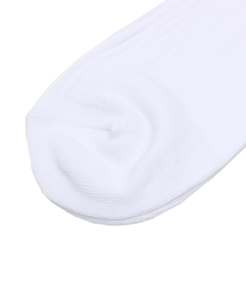 WEGO（ウィゴー）の「WEGO/リブスリーラインソックス（ソックス/靴下・レディース・グリーン/レッド/イエロー/オレンジ/ブルー/サックスブルー/ライトピンク/ホワイト/ブラック/トリコロール・FREE）」の12枚目の写真