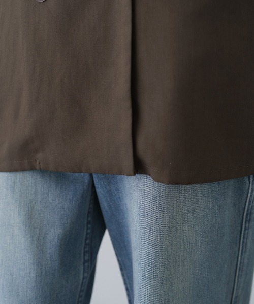 LOUNGEDRESS（ラウンジドレス）の「リラックスジャケット（テーラードジャケット・レディース・カーキ/ブラック・FREE）」の17枚目の写真