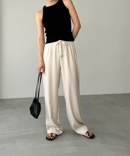 CANAL JEAN（キャナルジーン）の「El mar　ランダムリブタンクトップ（タンクトップ・レディース・ブラック/レッド・ONE SIZE）」の17枚目の写真