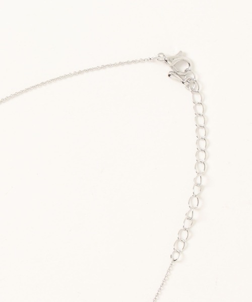 iso（イソ）の「一粒ビジューネックレス（ネックレス・レディース・ゴールド/シルバー・FREE）」の4枚目の写真