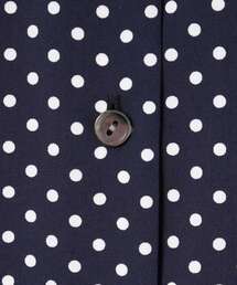 DRESSTERIOR バイカラー フリルネック スタンドカラー ブラウス 36 スタンドフリルネックシャツ（2002269463