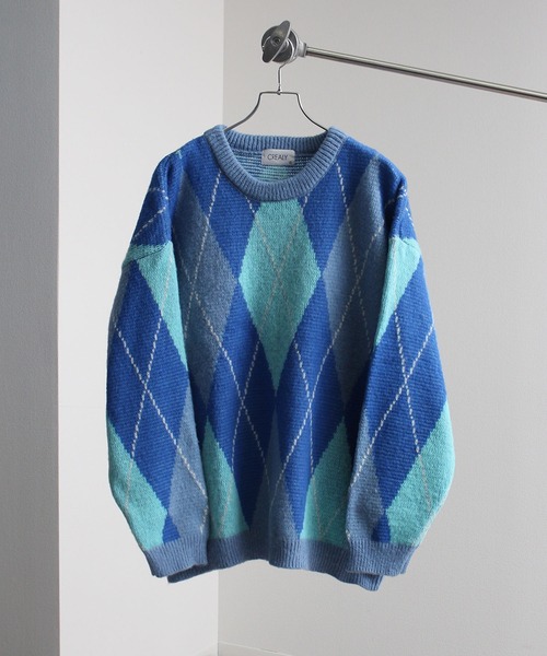 Art re A select（アトリエセレクト）の「総柄モヘアライクニット