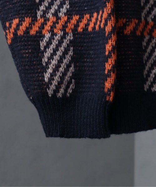 Art re A select（アトリエセレクト）の「総柄モヘアライクニット