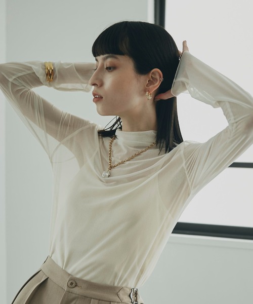 シアーインナー（Tシャツ/カットソー）｜ROSE BUD（ローズバッド）