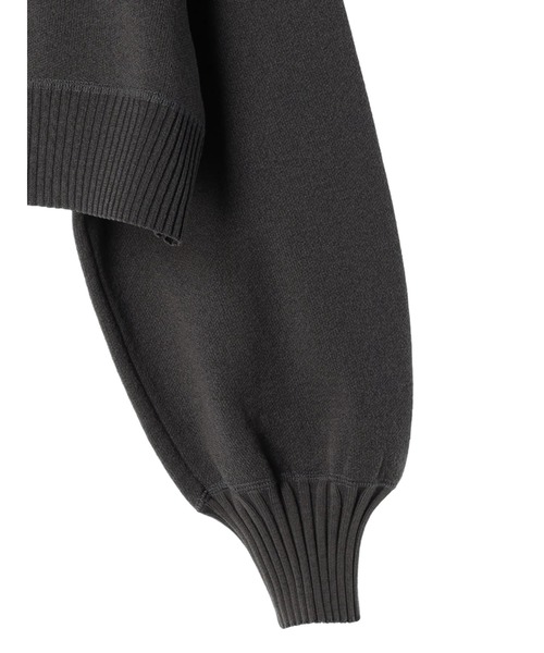 KBF(ケイビーエフ)の「KBF2wayクロップドスウェットライクプルオーバー(スウェット・レディース・オレンジ/チャコールグレー/グリーン・FREE)」の10枚目の写真