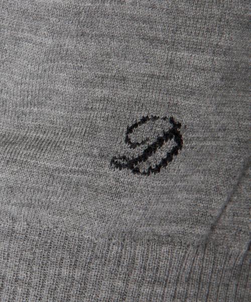 Drawer（ドゥロワー）の「DRAWER ICON クルーネック（ニット/セーター・レディース・ライトグレー/ベージュ/レッド・2/1）」の10枚目の写真