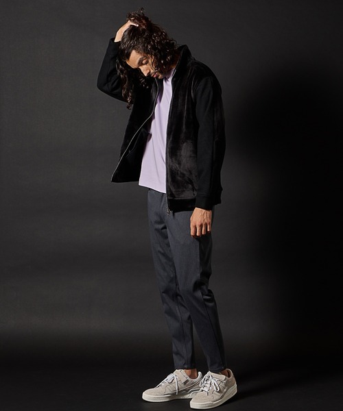 RATTLE TRAP(ラトルトラップ)の「フリースボンディングジップブルゾン(ブルゾン・メンズ・ブラック/ベージュ・LL/L/M)」の11枚目の写真