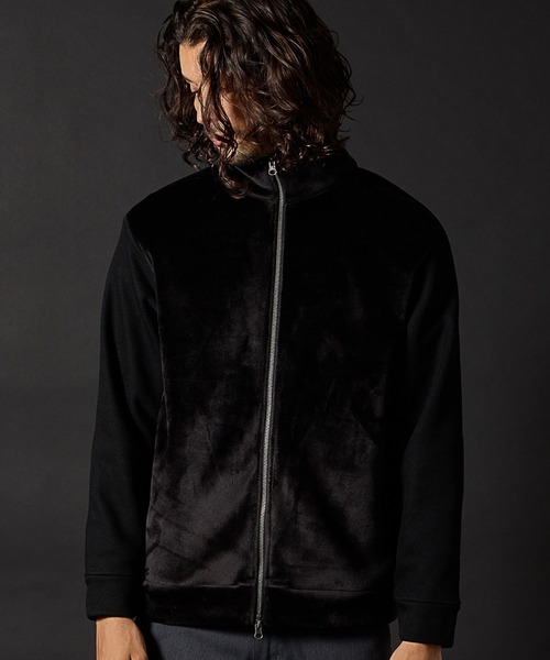 RATTLE TRAP(ラトルトラップ)の「フリースボンディングジップブルゾン(ブルゾン・メンズ・ブラック/ベージュ・LL/L/M)」の16枚目の写真