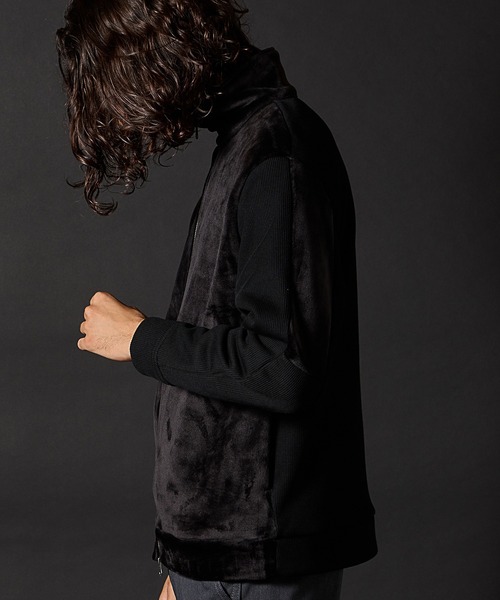 RATTLE TRAP(ラトルトラップ)の「フリースボンディングジップブルゾン(ブルゾン・メンズ・ブラック/ベージュ・LL/L/M)」の18枚目の写真
