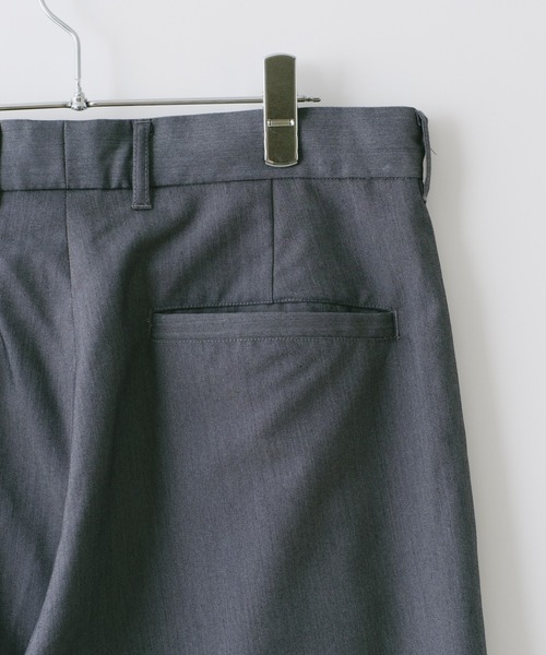 WHIMSIC（ウィムジック）の「【UNISEX/サイズ展開あり/SETUP対応】パイピングドレスパンツ（スラックス・メンズ・グレー/ネイビー・2/1）」の15枚目の写真