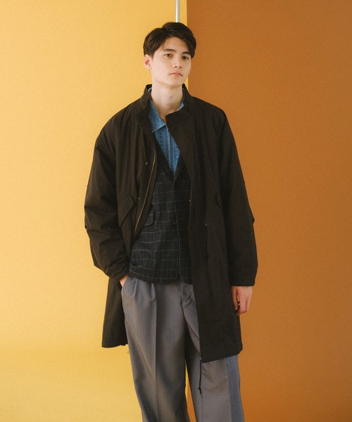 WHIMSIC（ウィムジック）の「【UNISEX/サイズ展開あり/SETUP対応】パイピングドレスパンツ（スラックス・メンズ・グレー/ネイビー・2/1）」の19枚目の写真