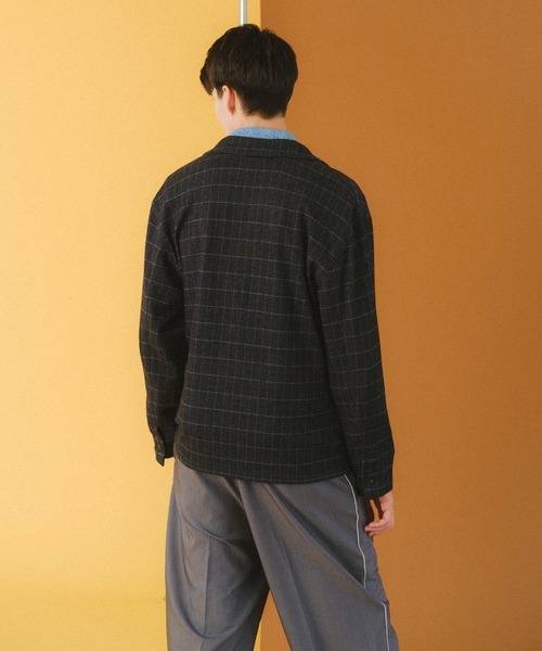 WHIMSIC（ウィムジック）の「【UNISEX/サイズ展開あり/SETUP対応】パイピングドレスパンツ（スラックス・メンズ・グレー/ネイビー・2/1）」の20枚目の写真